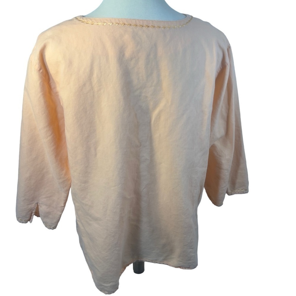Eddie Bauer 3/4 Sleeve Top XL - Picture 4 of 6